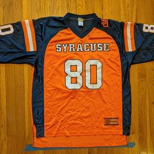 Syracuse Orange Orangemen Vintage Looking Football Jersey #80 XL Embroidered